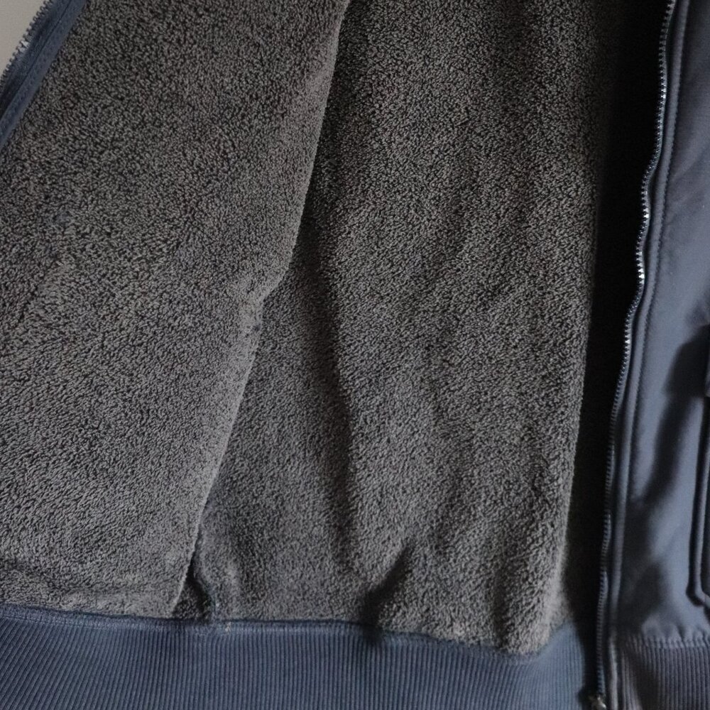 Bench Mens Blue Sz M Full Zip Mid-Weight Sherpa Long Sleeve Utility Jacket - Picture 9 of 14